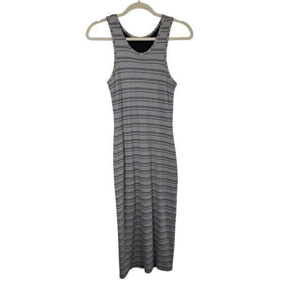 Marine Layer Women’s Lexi Rib Black Cream Striped Racerback Tank Dress sz S - Picture 5 of 8
